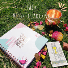 Cargar imagen en el visor de la galería, Pack mug cobre y cuaderno con estilo