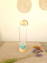 Cargar imagen en el visor de la galería, Botella vidrio poder turquesa