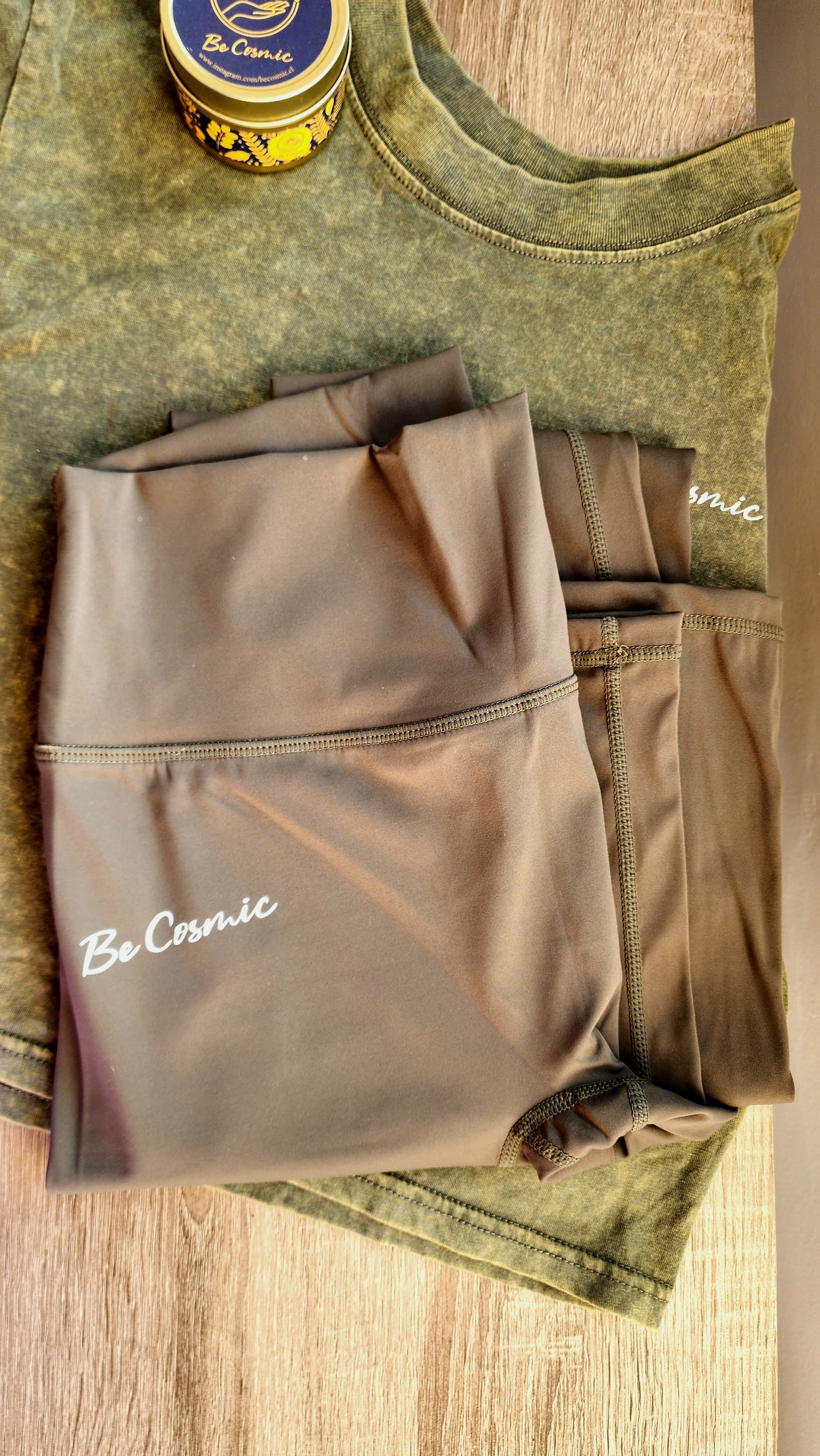 Calza Flare verde