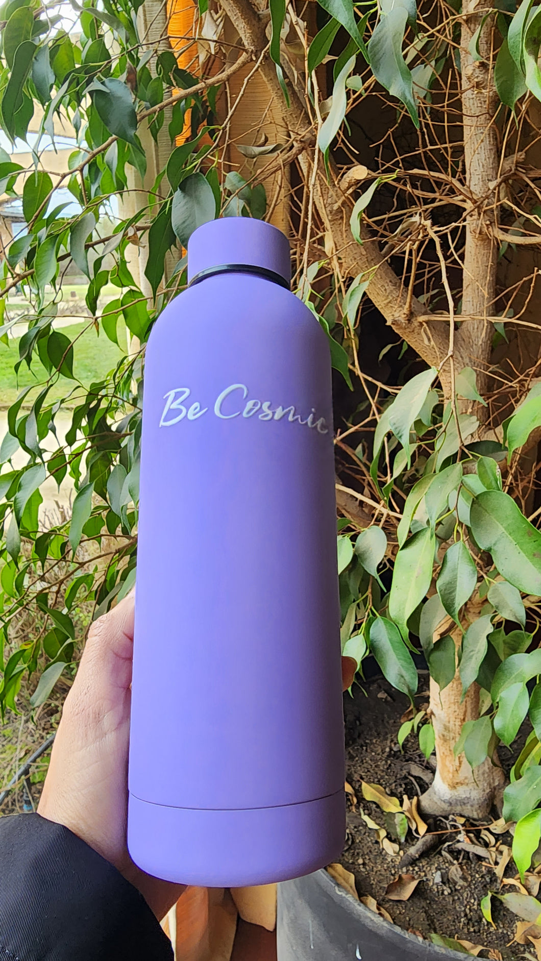 Botella acero inoxidable Lila